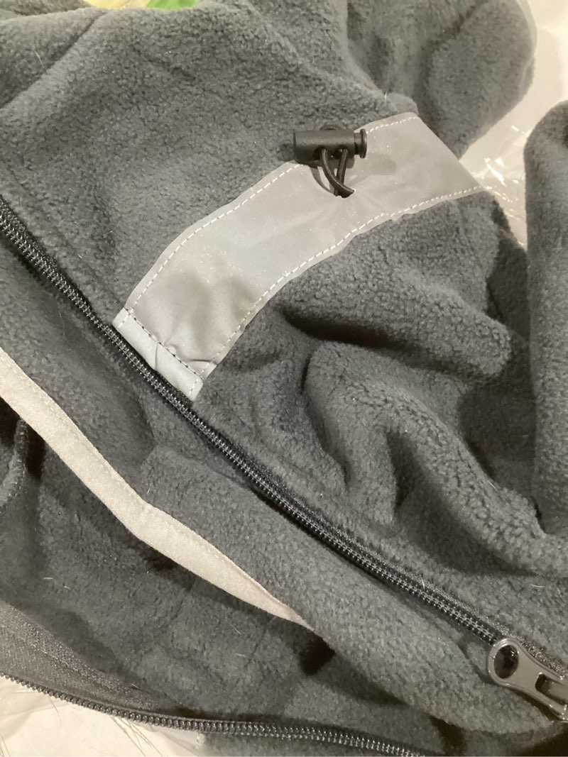 Condition photo showing Good Condition for Polar Fleece Dog Pajamas Bodysuit - Warm Winter Jacket & Vest for Small Dogs, Medium Dogs - Four-Legged Clothes Small Dark Grey