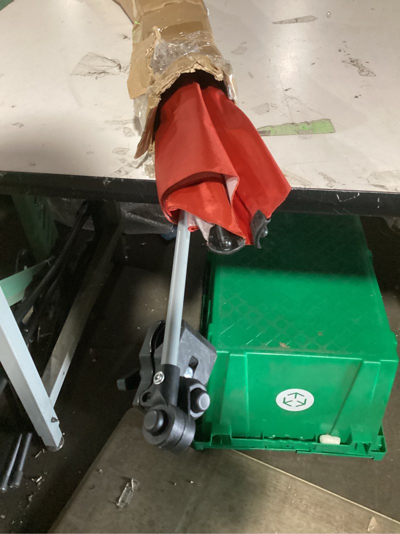Condition photo showing Good Condition for sport-brella versa-brella spf 50+ adjustable umbrella with universal clamp xl firebrick red