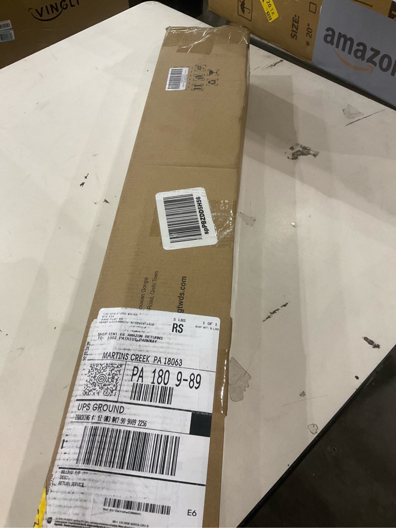 Condition photo showing Good Condition for Double curtain rods, Ivory white