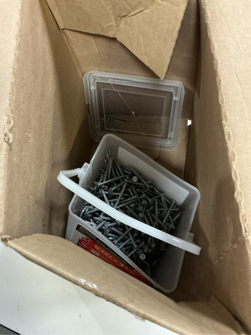 Condition photo showing As Is for simpson strong-tie strong-drive scn 1-1/2-in hot-dipped galvanized steel framing nails (750-piece)