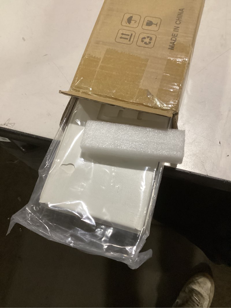 Condition photo showing New/Like New for Wall Mounted Drying Rack 31.5", Foldable Laundry Drying Rack with Stainless Steel Rods, Retractable Laundry Space Saver for Indoor & Outdoor Use, Include Wall Template White 31.5" Wide