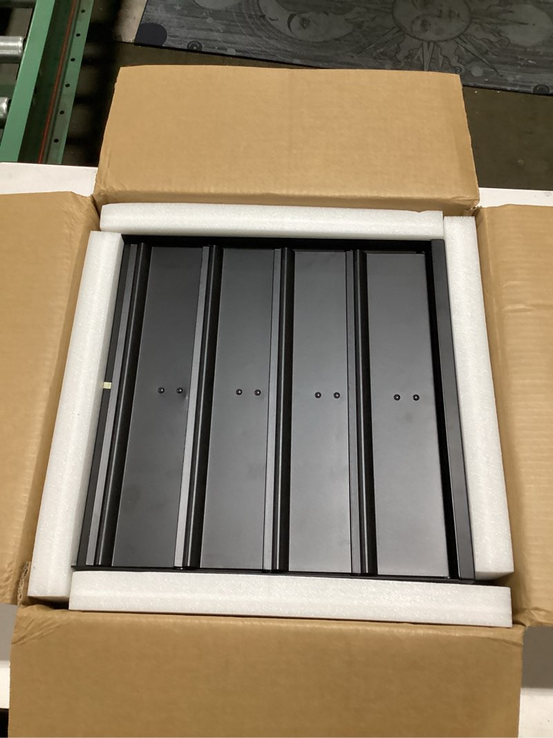Condition photo showing As Is for 14 inch ec motor exhaust fan - 2400 cfm wall mounted shutter fan, stepless speed, quiet, pure copper, for commercial greenhouse warehouse barn garage - metal