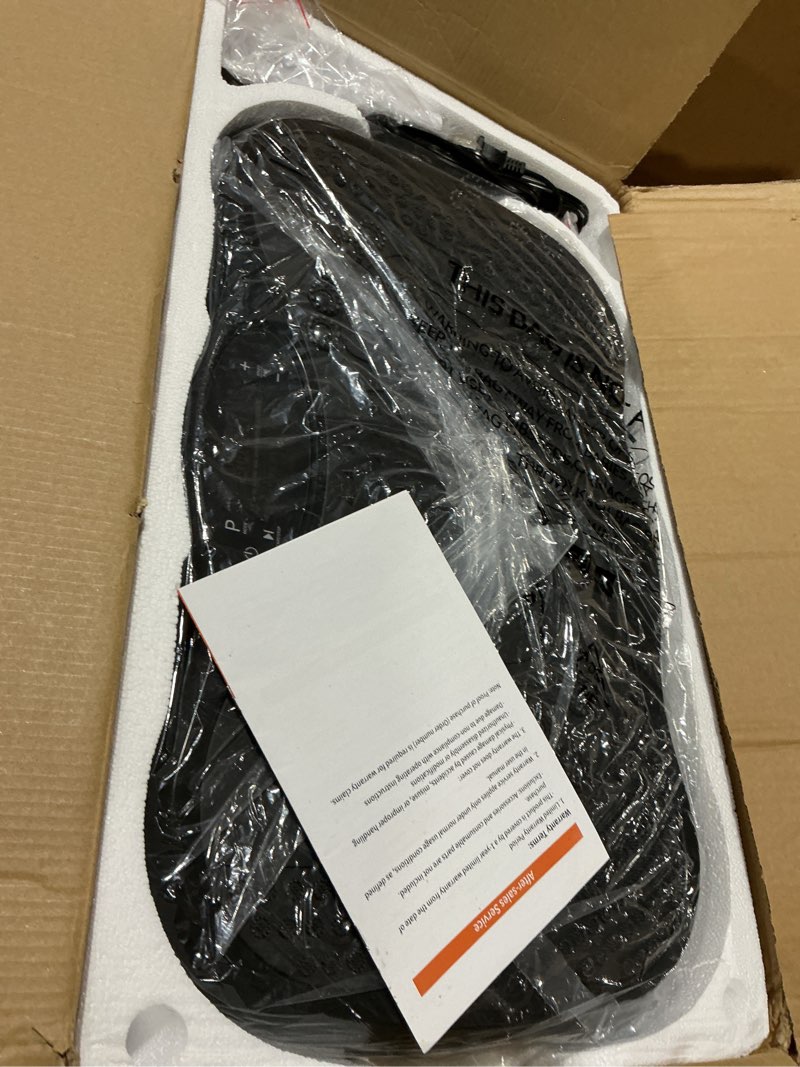 Condition photo showing Good Condition for vibration plate exercise machine, 130 levels full body workout vibrating plate for lymphatic drainage weight loss, 450 lbs capacity shake platform with resistance bands bluetooth for women men