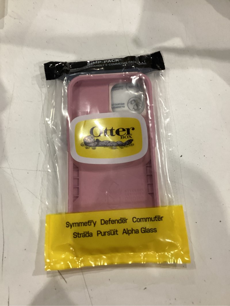 Condition photo showing New/Like New for otterbox iphone 12 & iphone 12 pro commuter series case - ballet way (pink salt/blush), slim & tough, pocket-friendly, with port protection
