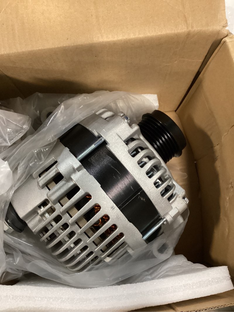 Condition photo showing Good Condition for 56029624aa alternator compatible with chrysler 200 2015-2017, jeep cherokee compass renegade 2014-2022, fiat 500x 2016-2018 2.4l, replaces 11554n 56029624ab a002tx3581zc