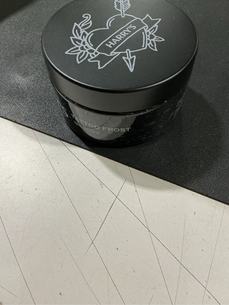 Condition photo showing Good Condition for harry's tattoo frost - tattoo aftercare gel for hydration and vibrancy - fragrance-free, petroleum-free, and non-greasy - contains pro-vitamin b5 7.9 fl oz (pack of 1)