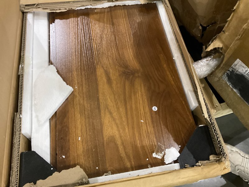 Condition photo showing Good Condition for Ieejdn Fluted Dresser for Bedroom with 6 Drawers, 47.2" Modern Chest of Drawers with Faux Marble Top