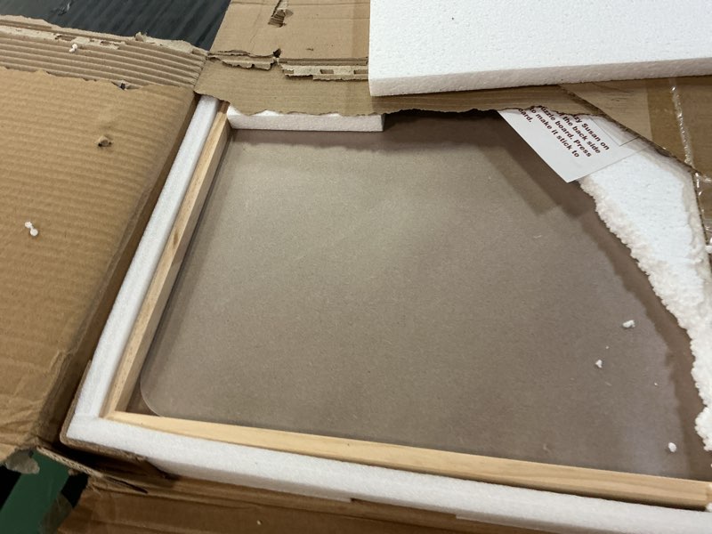 Condition photo showing Good Condition for 1500 pieces rotating puzzle board with 4 drawers,32.68"x24.41" portable wooden jigsaw puzzle table with lazy susan spinning cover for adults wooden-4 drawers medium-1500pcs