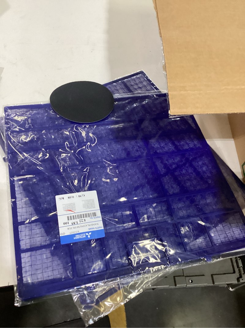 Condition photo showing Good Condition for mitsubishi electric e12 l85 100 nano platinum mini split filter 2-pack *verify unit compatibility before ordering*