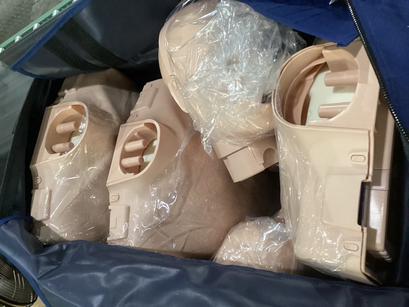 Condition photo showing New/Like New for MCR Medical PRESTAN CPR Adult Manikin 4-Pack w. Feedback, Infant Manikin 4-Pack w. Feedback, UltraTrainers, and MCR Accessories, SIMILAR TO STOCK PHOTO 