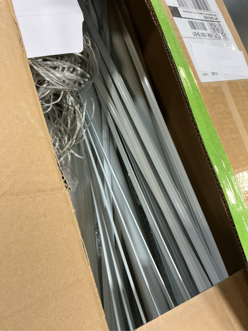 Condition photo showing As Is for Outdoor Christmas Cone Tree Light, 12 Feet 1070 LEDs Outdoor Lightshow with Star Topper, Artificial Christmas Tree for Yard Square Plaza Christmas Decorations, Warm White Warm White 12 FT 1070 LEDs