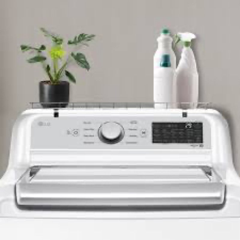 Household Essentials 05100 Rear Display Over-The-Washer Storage Shelf | Organize and Store Laundry R