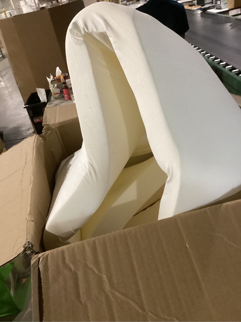 Condition photo showing As Is for milar to photo) queen mattress pad cover cooling mattress topper pillow top with down alternative fill (8-21” fitted deep pocket queen size) whitei