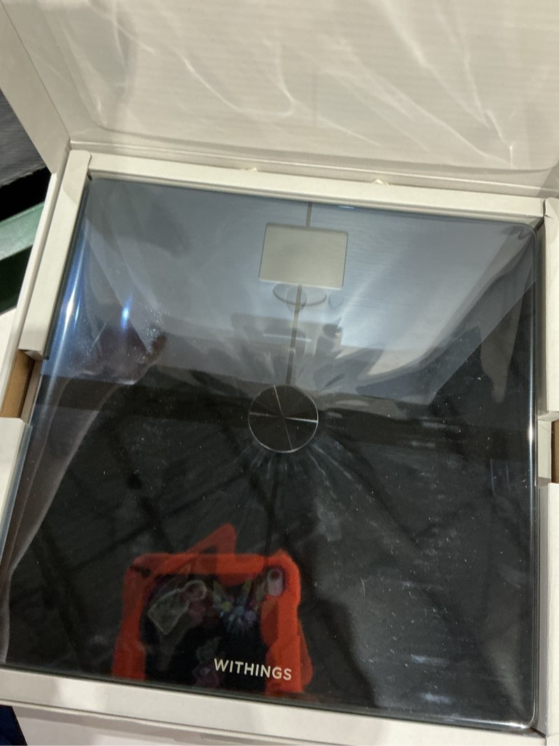 Condition photo showing Good Condition for withings body smart - accurate scale for body weight and fat percentage, body composition wi-fi and bluetooth weight scale, baby weight scale, smart scale apple health compatible, bathroom scale