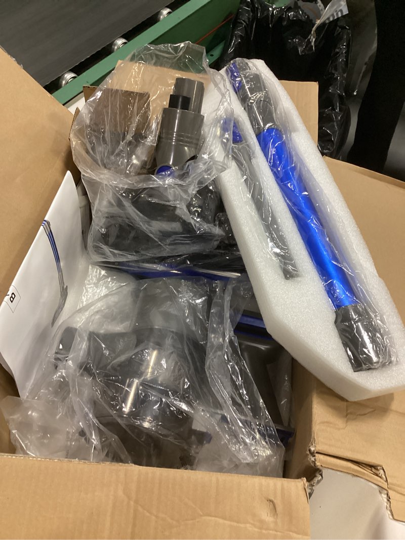 Condition photo showing Good Condition for v25 cordless vacuum cleaner, 680w 60kpa powerful stick vacuum with dust sensor, digital display, 4000mah rechargeable battery up to 60mins, versatile for pet hair, floor, carpet (navy)