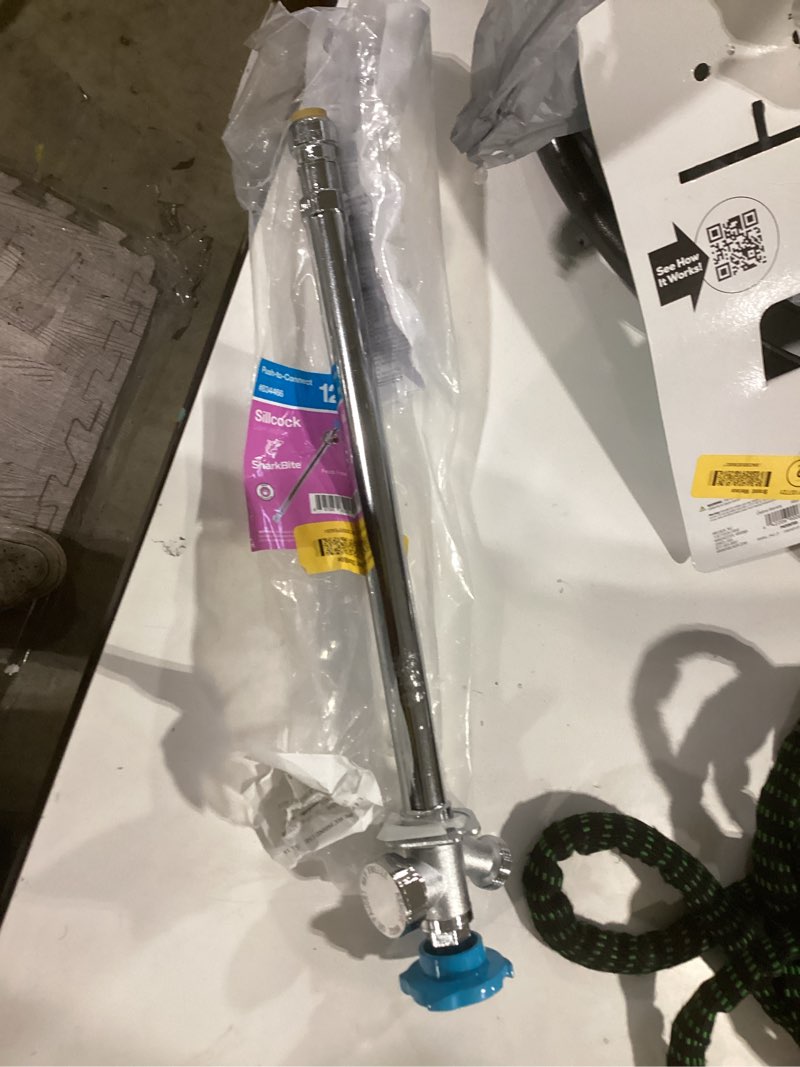 Condition photo showing Good Condition for sharkbite 12-in l x 1/2-in push-to-connect brass anti-siphon frost resistant multi turn sillcock