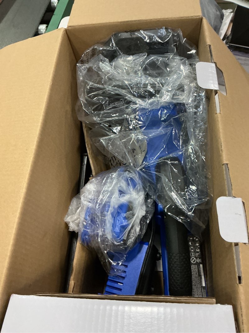 Condition photo showing As Is for Kobalt (1447232) 24 V Cordless 12" Chainsaw Kit W/ Battery & Charger. NEW.