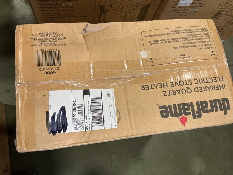 Condition photo showing New/Like New for duraflame Infrared Quartz Electric Stove Heater - DFI-591-02 - Bronze
