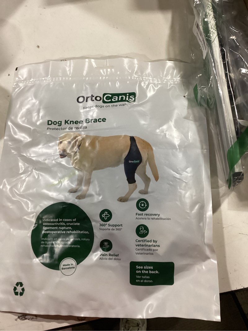 Condition photo showing New/Like New for ORTOCANIS - Dog Knee Protector| Adjustable Neoprene Canine Knee Brace for Joint Stability, Recovery| Veterinary Orthosis for Osteoarthritis and Pain| Postoperative Support Dogs Size XXX-Small 6.4-7.0" Right Leg Size XXX-Small (6,4 - 7 ")