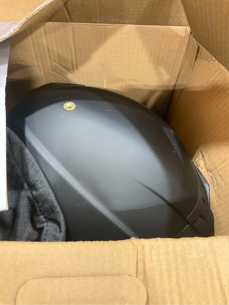 Condition photo showing Good Condition for triangle adult dirt bike helmet full face motorcycle helmets with adjustable goggles & gloves - dot/fmvss-218 certified motocross helmet for off-road atv bmx utv matte black medium