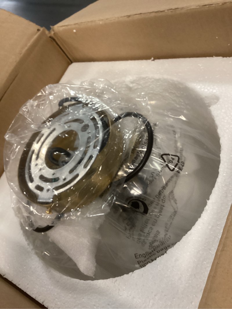 Condition photo showing Good Condition for pendant lights kitchen island: brushed gold light fixture farmhouse with clear glass - 10 inch mid century globe kitchen lighting fixtures ceiling for dining room gold 1 pack-10inch