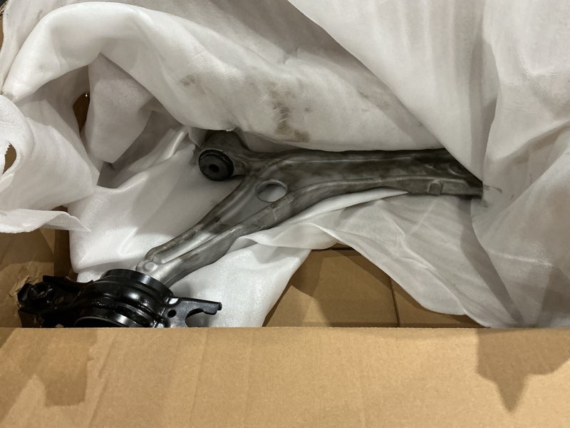 Condition photo showing As Is for labwork front right lower suspension control arm replacement for honda accord 2018-2020