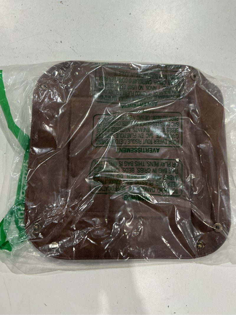Condition photo showing Good Condition for cobak leather valet tray, premium pu leather catch-all tray for entryway table key, phone, wallet, coins & jewelry, bedside nightstand desk-top catchall (brown)