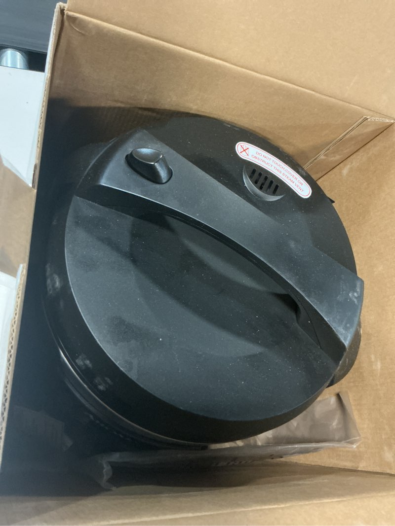 Condition photo showing As Is for aroma housewares 20 cup cooked (10 cup uncooked) digital rice cooker, slow cooker, food steamer, ss exterior (arc-150sb),black basic