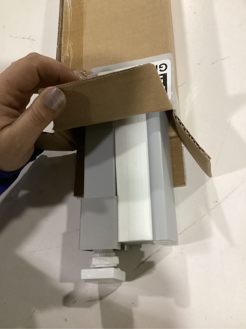 Condition photo showing Good Condition for LazBlinds Cordless Cellular Shades, No Tools No Drill Light Filtering Honeycomb Shades Pleated Blinds for Windows, 24'' W x 48'' H, Light Grey Light Filtering-light Grey 24'' W x 48'' H