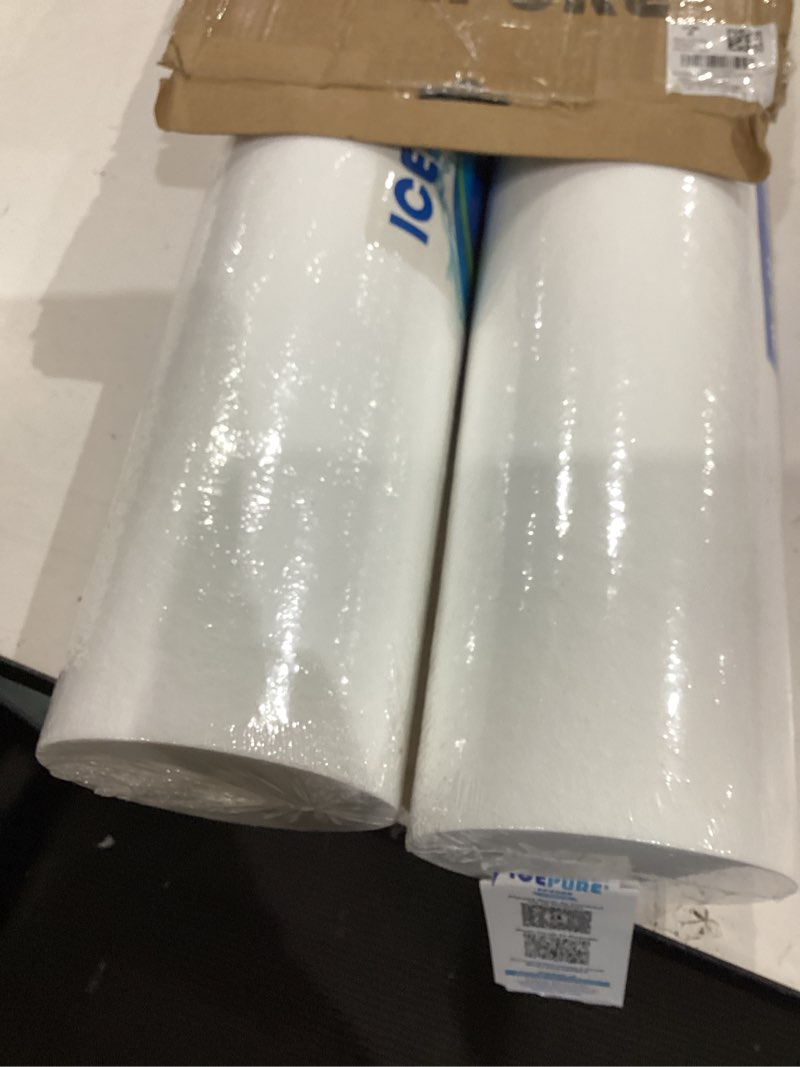 Condition photo showing Good Condition for icepure 5 micron 20" x 4.5" whole house sediment home water filter replacement cartridge, compatible with sp-dd-5005-20bb, fpmb5-20, ap810-2, 155358-43, sdc-45-2005, 2pp20bb1m, p5-20, fp25b, 2 pack pp sediment filter 5 micron-2 count(pack of 1)
