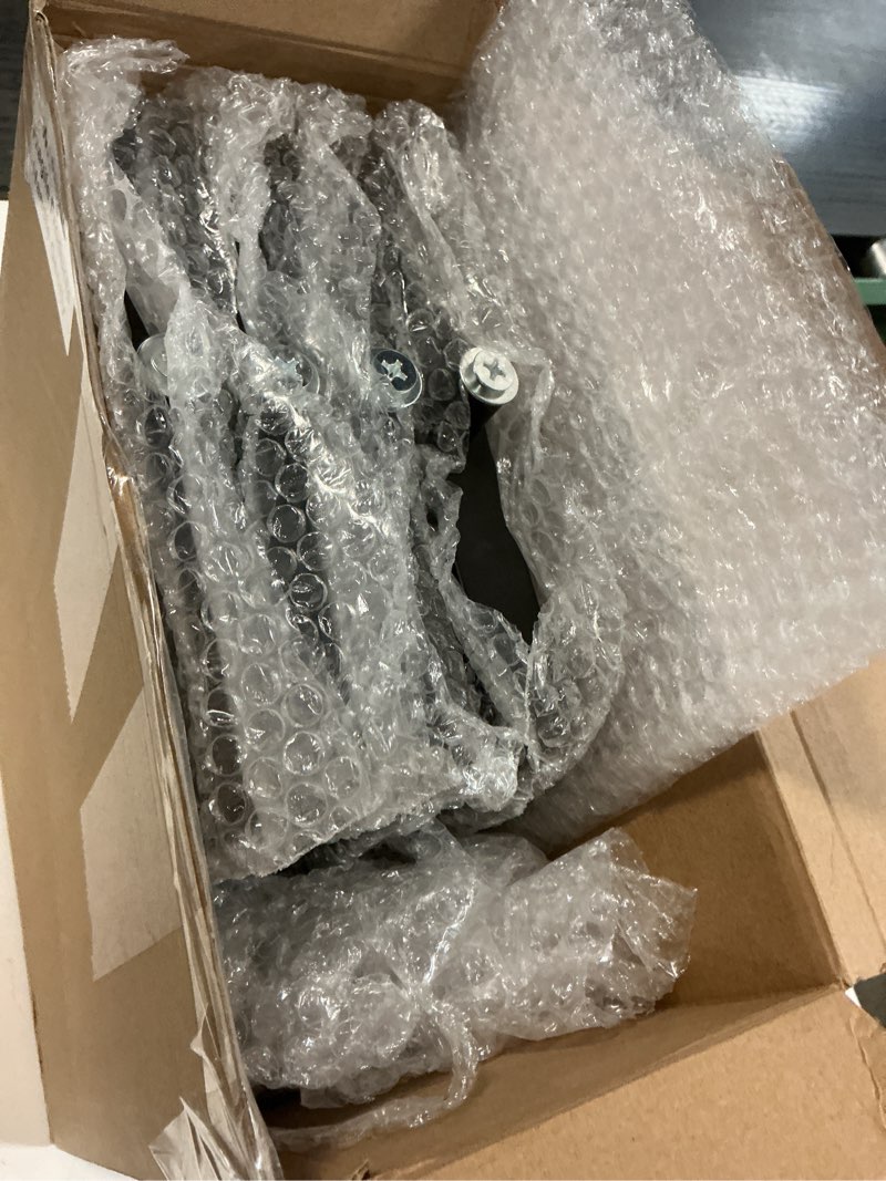 Condition photo showing New/Like New for Taiyin 4 Pcs Stanchion Sign Holder Double Sided Sign Frame with Cover Stanchion Top Frames for 8.58 x 12.52 Inches Paper Size for Crowd Control Sentry Stanchions (Iron,Black) Iron Black 4