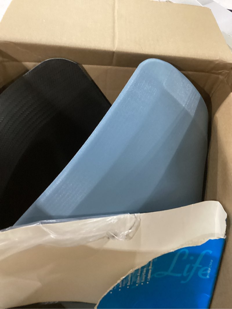 Condition photo showing Good Condition for comfilife anti fatigue floor mat – 3/4 inch thick perfect kitchen mat, standing desk mat – comfort at home, office, garage – durable – stain resistant – non-slip bottom (20" x 39", denim) 20" x 39" denim