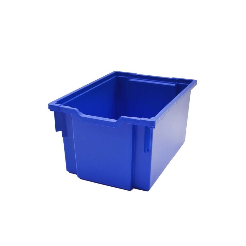 Gratnells Extra Deep F25 Tray, Royal Blue, 12.3"x16.8"x8.9", Heavy Duty School, Industrial & Utility Bins