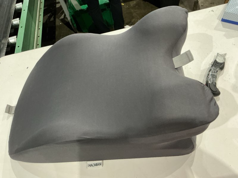 Condition photo showing As Is for incomplete similar to not exact jyhhcys multi functional prone sleeping pillow - face pillow for stomach sleepers with removable small pillow - prone pillow face down for back support, acid reflux, snoring(ligjt grey)