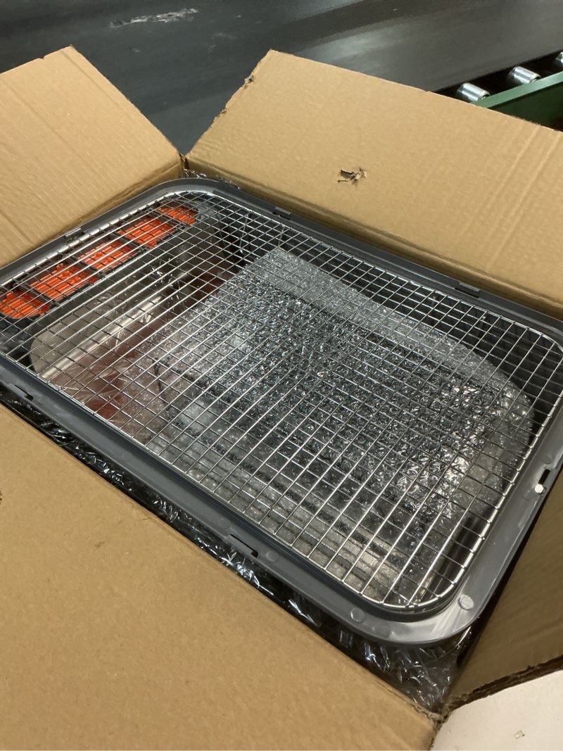 Condition photo showing Good Condition for Stainless Steel Cat Litter Box, Extra Large Cat Litter Box, Metal Litter Box for Multiple Cats, Large Metal Litter Box, Anti Splashing High Sided Kitty, Large Metal Litter Box Large Dark Gray