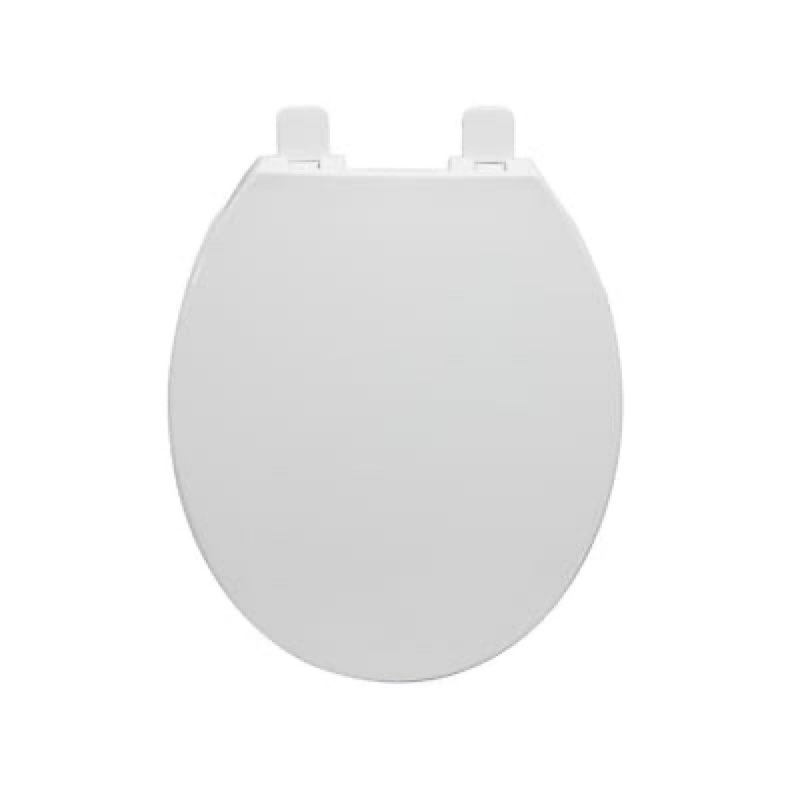Condition photo showing Good Condition for project source plastic white round soft close toilet seat