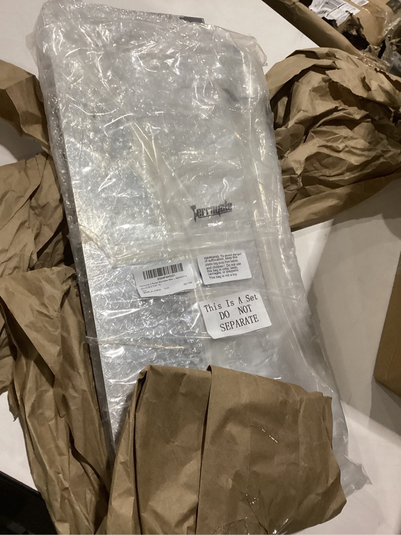Condition photo showing Good Condition for ferraycle 2 packs stainless steel fryer splash guard commercial side stove splash splatter guard for stop oil from splattering (20-1/2 w x 7.01'' h) 20-1/2" w x 7.01'' h
