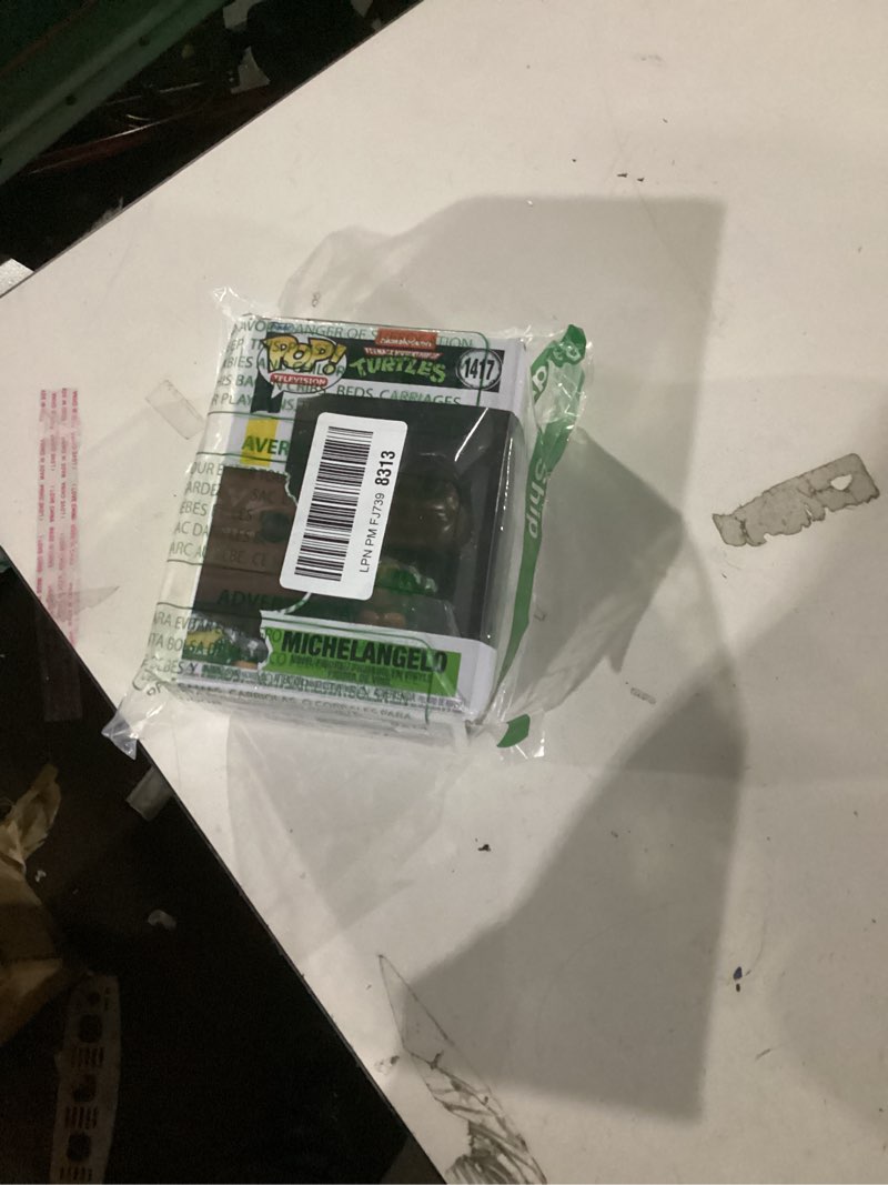 Condition photo showing New/Like New for Funko Pop! TV: Teenage Mutant Ninja Turtles - Michelangelo (Easter)