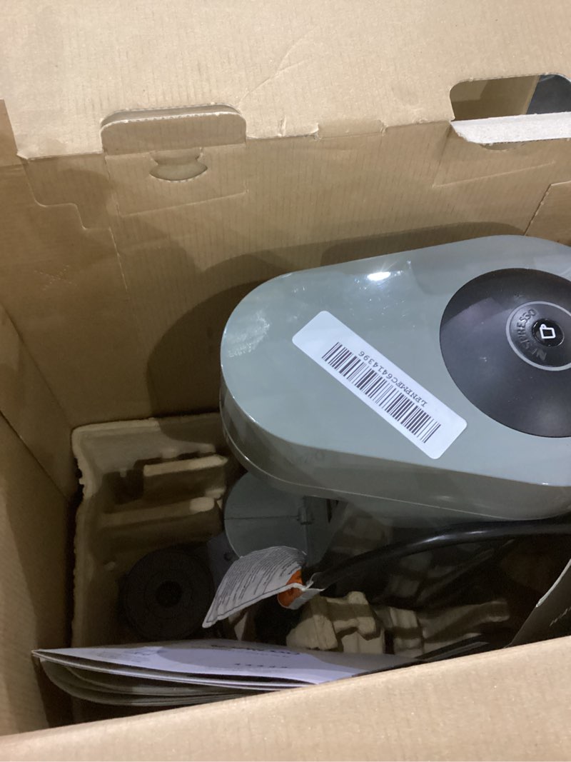 Condition photo showing As Is for Nespresso Vertuo Plus Coffee and Espresso Maker by De'Longhi, Grey Machine Only Gray