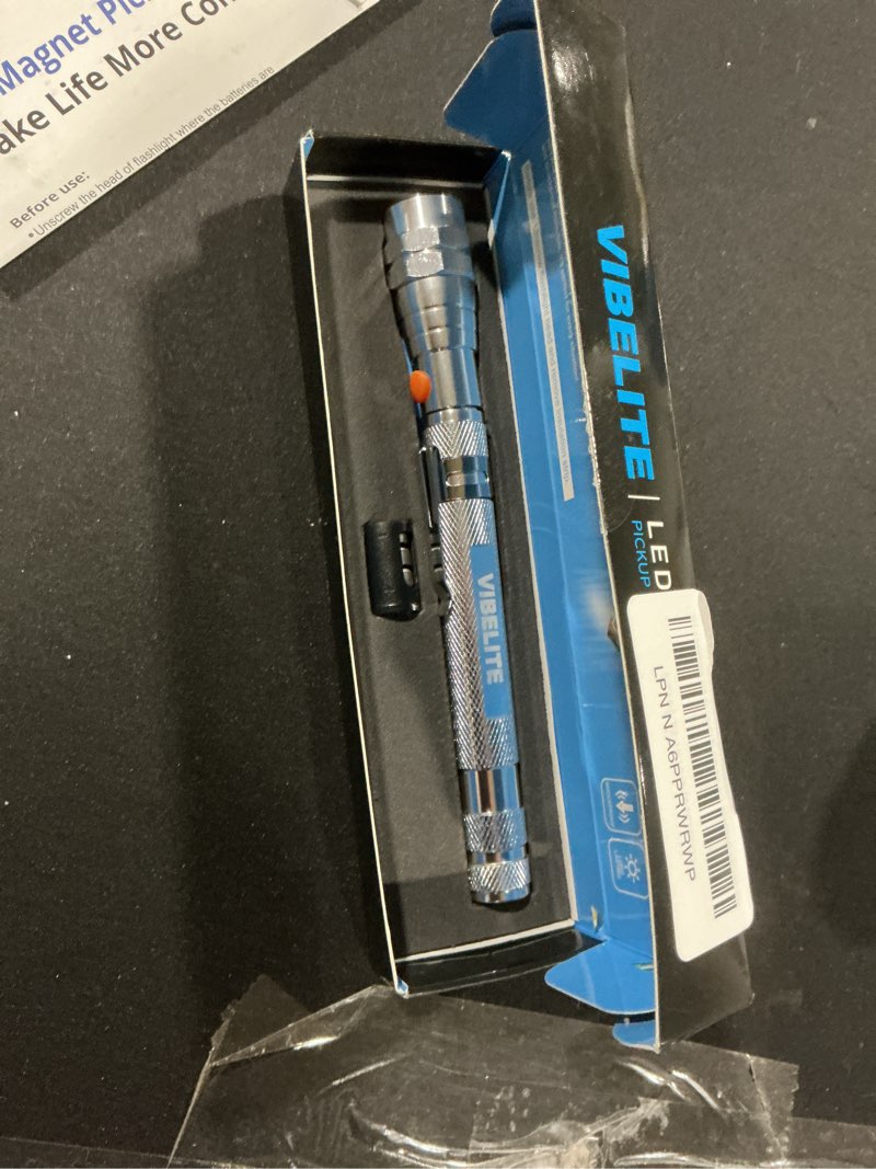 VIBELITE Extendable Magnetic Flashlight with Telescoping Magnet Pickup Tool-Cool Gadget Gifts for Me