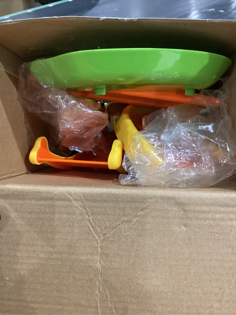 Condition photo showing Good Condition for Marstone Toddler Toys for 1 2 Year Old Boys and Girls Gifts: Educational Elephant Slide with 4 Animal Car Toys for Baby 12-18 Months, First Birthday Gifts for Kids, Learning Push Truck Tracks Age 1-2