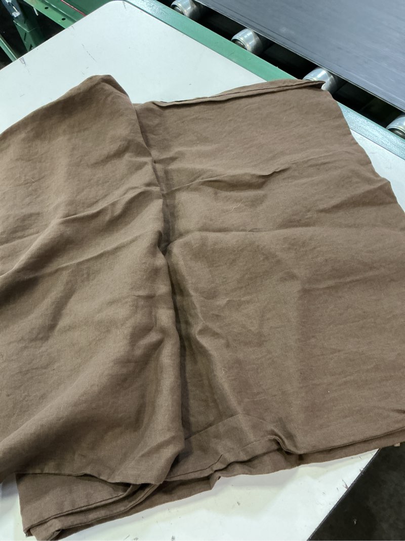 Condition photo showing Good Condition for european linen sham set, king, espresso