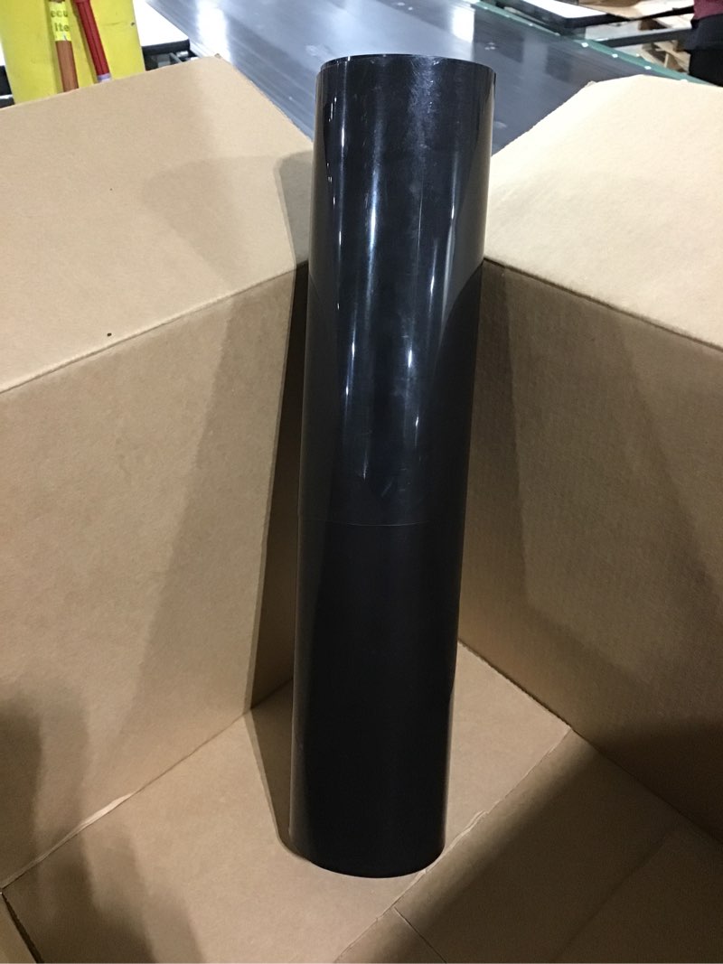 Condition photo showing As Is for Pangda 1 Rolls 16 ft x 19.69 Inches Black Deck Drainage System Trough Deck Black Drainage Trough Under System for Under Ceiling Christmas 1 16 ft