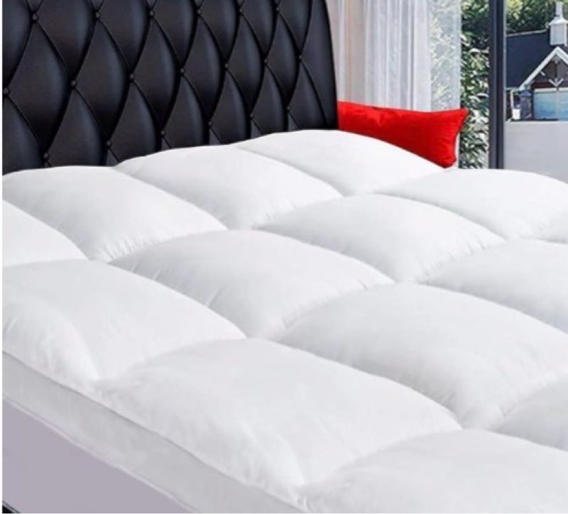COONP Queen Mattress Topper, Extra Thick Pillowtop, Cooling and Plush Mattress Pad Cover Cotton Top Bed Topper Protector with 8-21 Inch Deep Pocket
