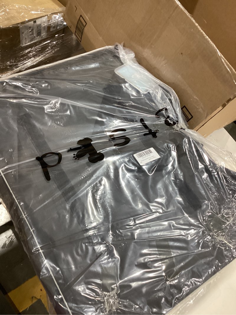 Condition photo showing New/Like New for Petskd Side Expandable Extra Large Cat Carrier with Litter Box Area, 24"x17"x17" Soft-Sided Pet Carrier for 2 Cats Under 55 lbs with Zipper Locks for Car Travel(Black)