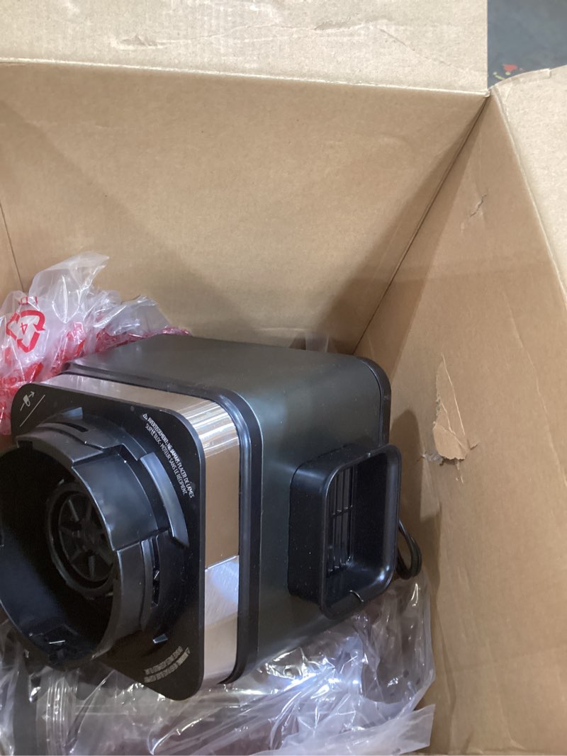 Condition photo showing As Is for ninja bn751 professional plus duo blender, 1400 peak watts, 3 auto-iq programs for smoothies, frozen drinks & nutrient extractions, 72-oz. total crushing pitcher & (2) 24 oz. to-go cups, black 72 oz. blender + 24 oz. cups