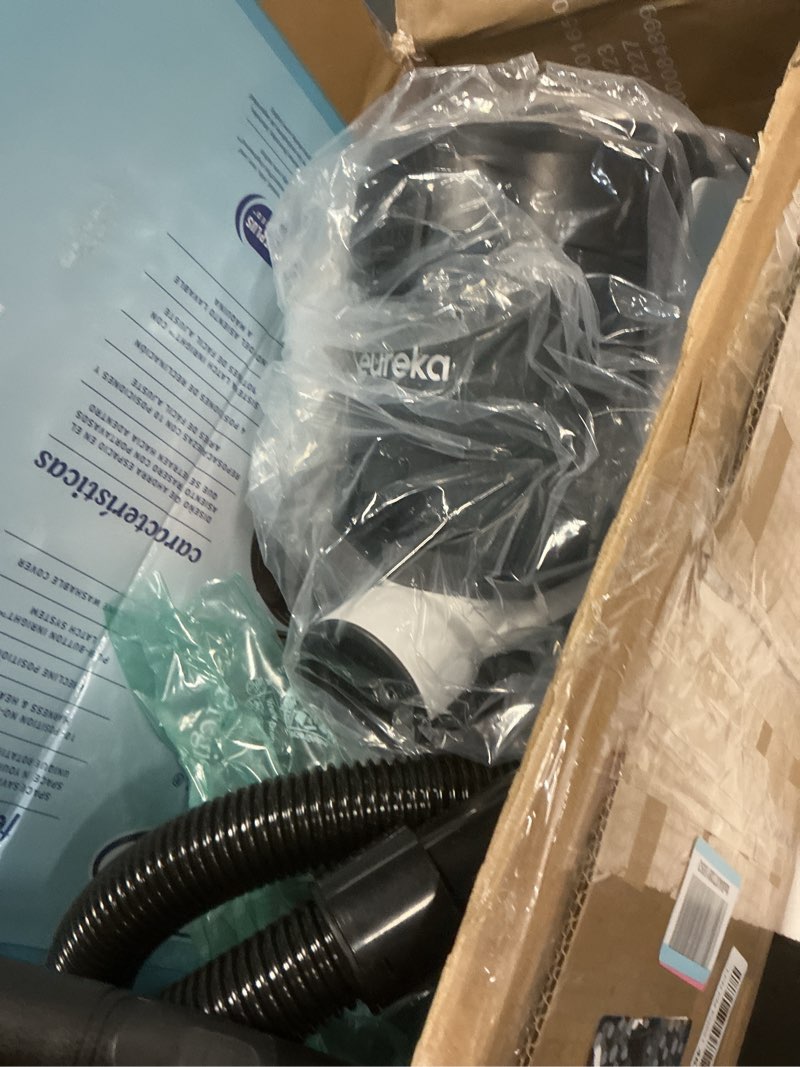 Condition photo showing Good Condition for eureka bagless canister vacuum cleaner, 1100w high power vacuum cleaner for carpets and hard floors hepa filter extension tube 2-in-1 crevice tool floor nozzle, nen121wh