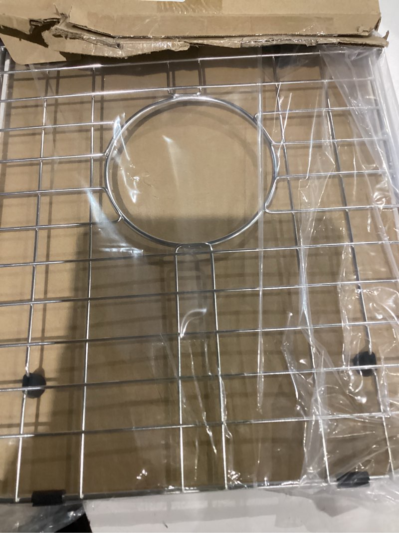 Condition photo showing Good Condition for Serene Valley Sink Grid 18" X 12-1/2", Centered Drain with Corner Radius 1-1/2", NLW1812C