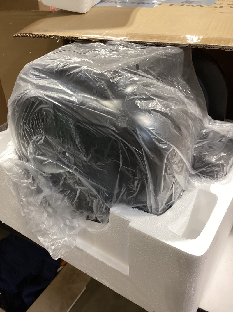 Condition photo showing Good Condition for 7.5qt glass air fryer, transparent fry bowl, 360° hot air circulation, digital touch control, non-toxic & dishwasher safe, air fry roast bake for fries and chicken (black)