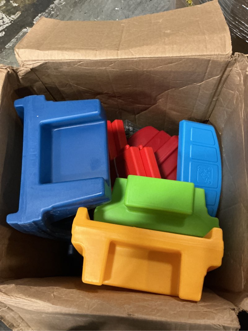 Condition photo showing Good Condition for step2 up and down roller coaster toy for kids, ride on push car, indoor, outdoor playset, toddlers ages 2, 5 years old, compact storage, max weight 50 lb., multicolor red